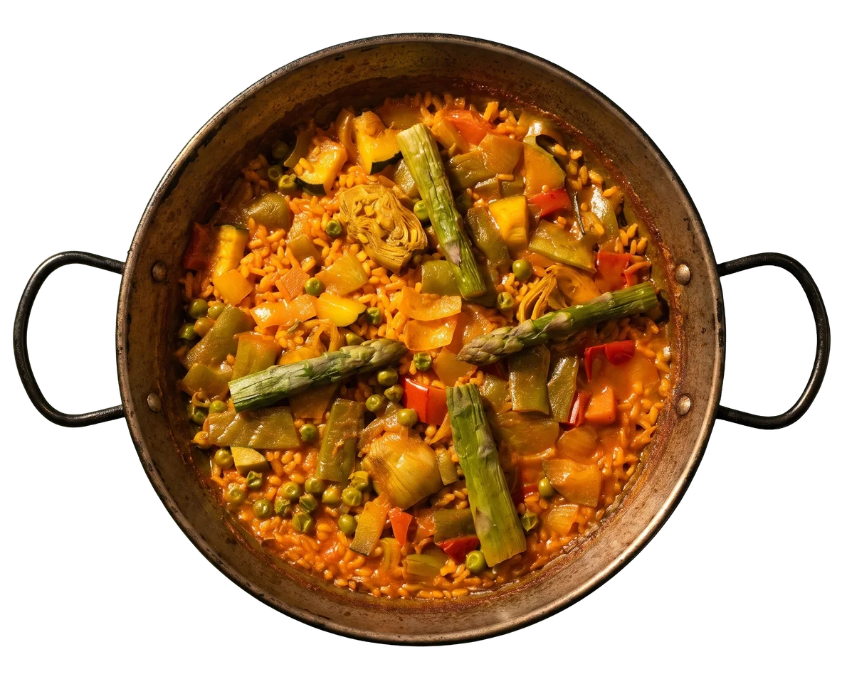 Paella de verduras, Paellas caseras
